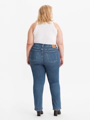 Levi's® Blue Wave Mid Plus 721™ Curve High Rise Skinny Jeans - Image 2 of 4