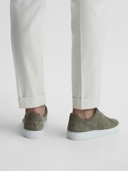 Reiss Sage Finley Lace Up Leather Trainers - Image 3 of 6
