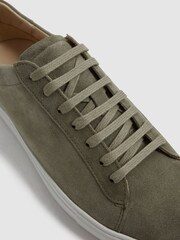 Reiss Sage Finley Lace Up Leather Trainers - Image 4 of 6