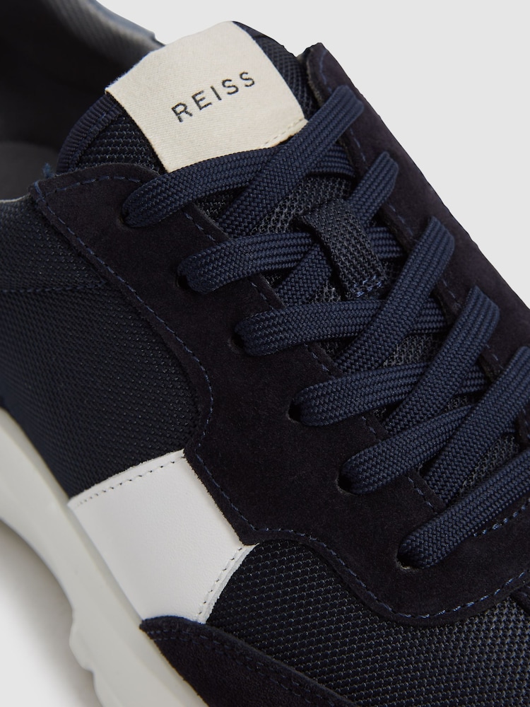 Reiss Navy Evo Lite Running Trainers - Image 6 of 6
