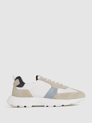 Reiss White Evo Lite Running Trainers - Image 1 of 6