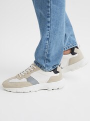 Reiss White Evo Lite Running Trainers - Image 3 of 6