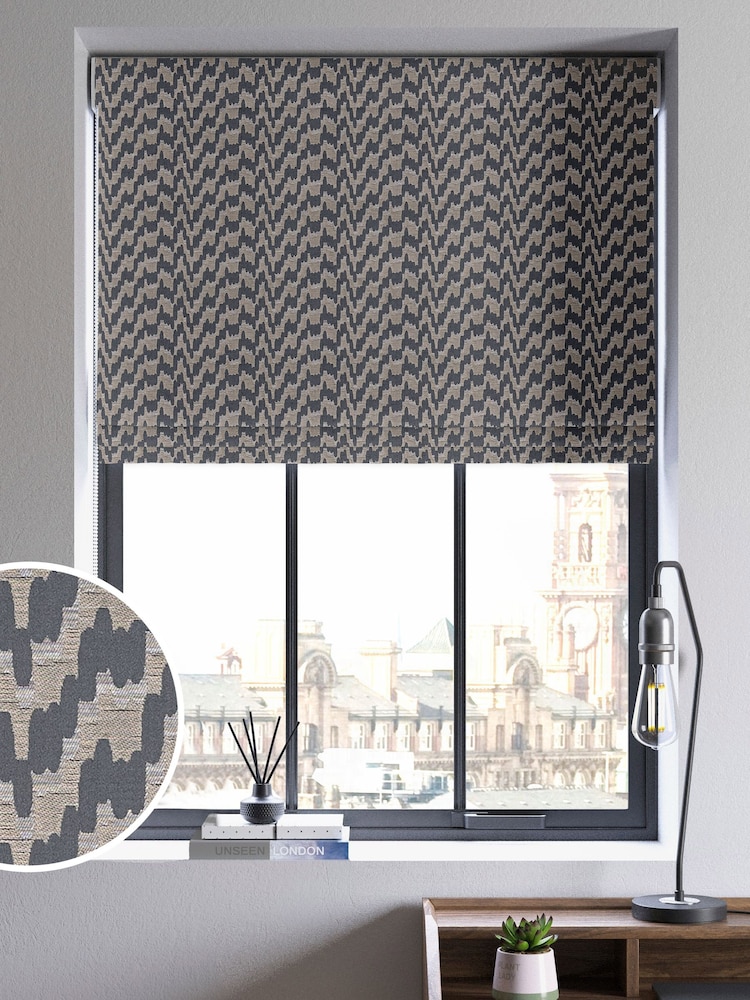 Grey Toro Made To Measure Roman Blind - Image 1 of 6