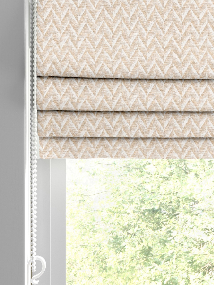 Cream Ziggy Made To Measure Roman Blind - Image 2 of 6