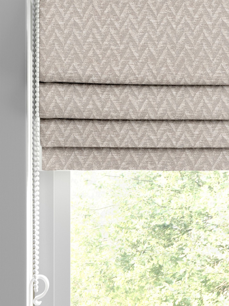 Silver Ziggy Made To Measure Roman Blind - Image 2 of 6