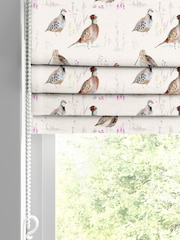 Natural Bird Made To Measure Roman 100% Cotton Blind - Image 2 of 6