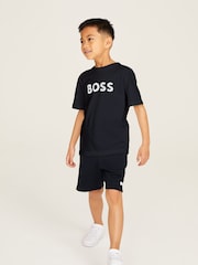 BOSS Navy Logo Short Sleeve T-Shirt - Image 1 of 3
