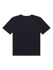 BOSS Navy Logo Short Sleeve T-Shirt - Image 3 of 3