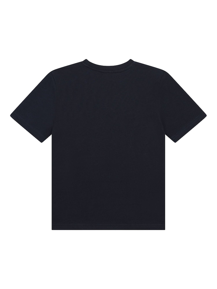 BOSS Navy Logo Short Sleeve T-Shirt - Image 3 of 3
