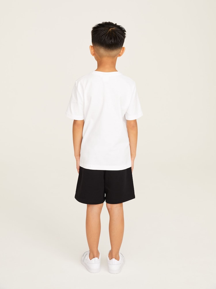 BOSS White Logo Short Sleeve T-Shirt - Image 2 of 5