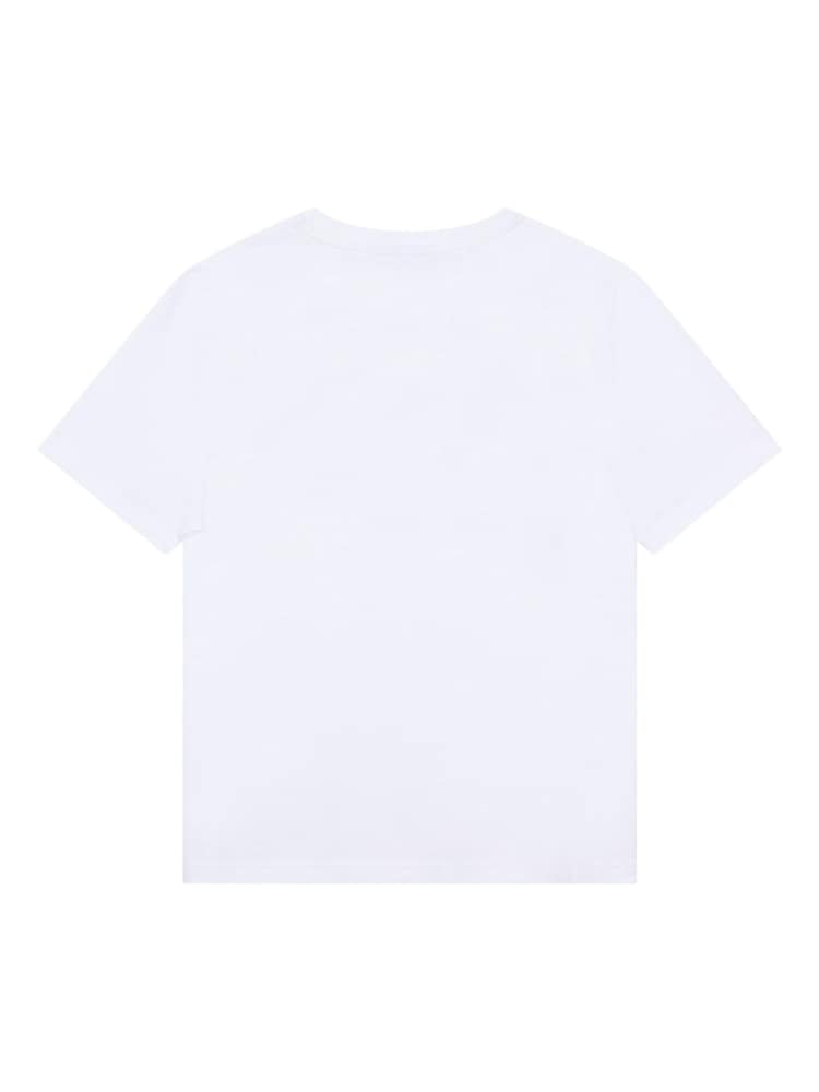 BOSS White Logo Short Sleeve T-Shirt - Image 5 of 5