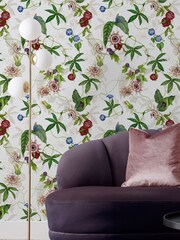 Papel pintado con estampado botánico digital Figaro de Riva Paoletti - Imagen 1 de 4