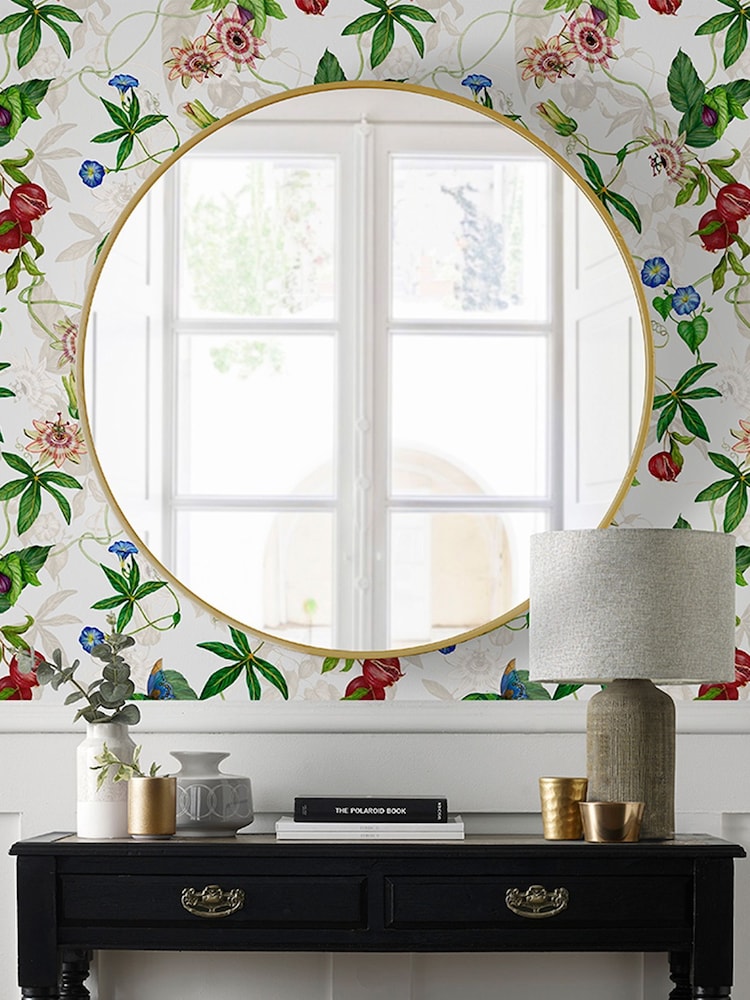 Papel pintado con estampado botánico digital Figaro de Riva Paoletti - Imagen 2 de 4