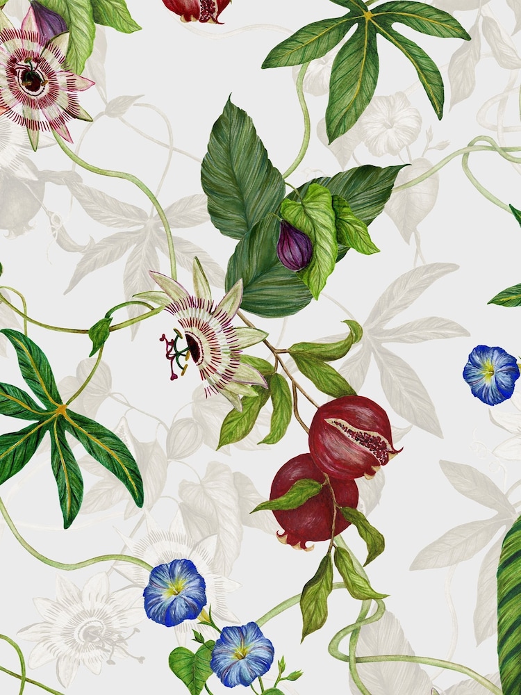 Papel pintado con estampado botánico digital Figaro de Riva Paoletti - Imagen 4 de 4