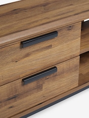 Dark Bronx Oak Effect TV Unit - Image 2 of 8