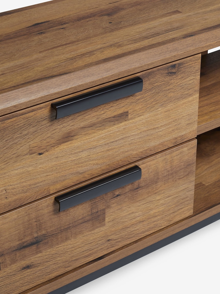 Dark Bronx Oak Effect TV Unit - Image 2 of 8