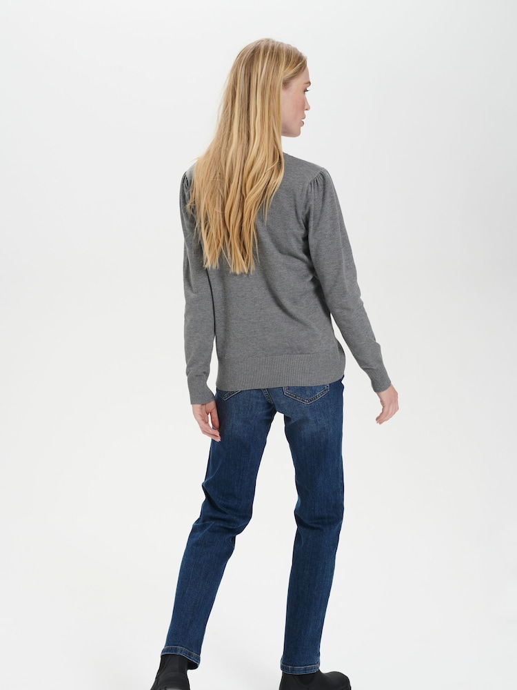 Saint Tropez Grey Mila Pullover - Image 2 of 6 Saint Tropez Grey Mila Pullover - Image 2 of 6
