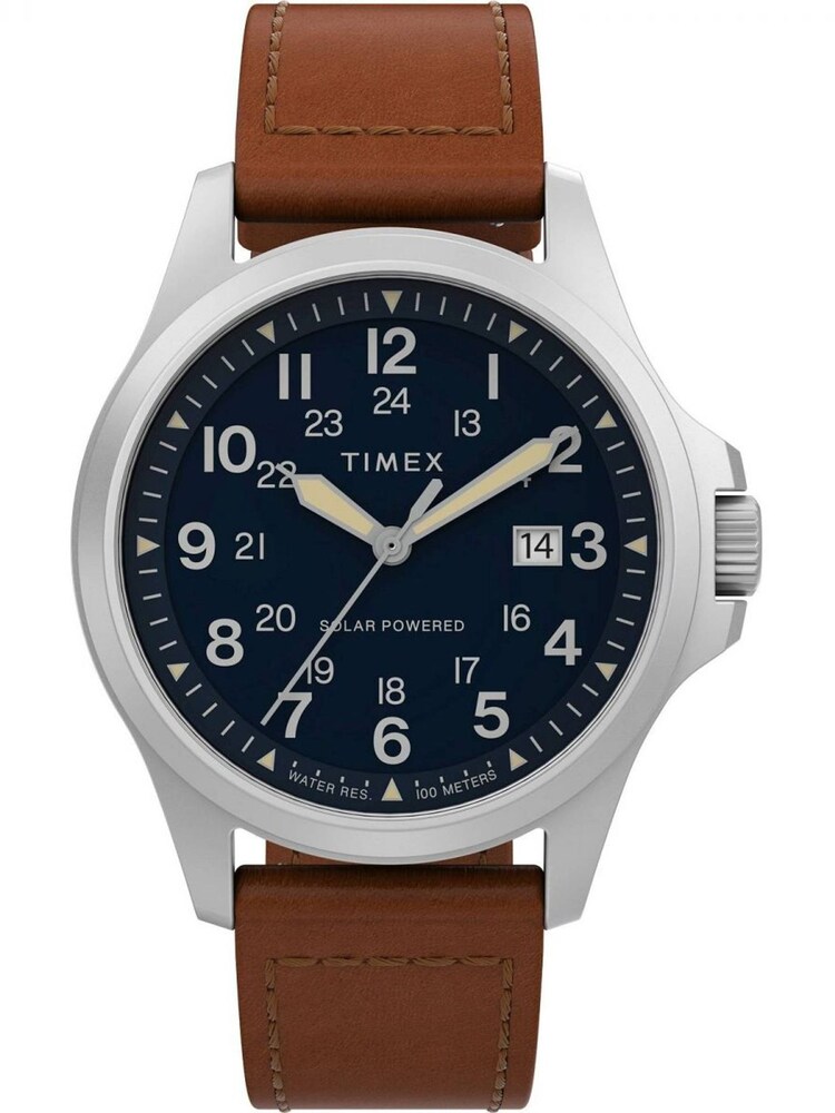 Timex Gents Brown North Field Solar Watch - Image 1 of 4