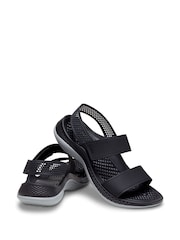 Crocs Black LiteRide 360 Sandals - Image 3 of 5