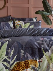 Riva Paoletti Multicolour Artemis Tropical Reversible 100% Cotton Duvet Cover And Pillowcase Set - Image 2 of 5
