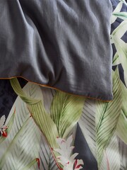 Riva Paoletti Multicolour Artemis Tropical Reversible 100% Cotton Duvet Cover And Pillowcase Set - Image 3 of 5