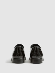 Reiss Black Bay Patent Leather Whole Cut Shoes - Image 5 of 5