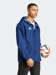 adidas Navy Entrada All-Weather Jacket - Image 3 of 7