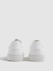 Reiss White Ashley Leather Trainers - Image 5 of 5