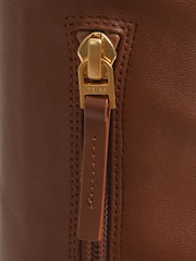 Reiss Tan Caia Over The Knee Leather Boots - Image 4 of 5