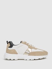 Reiss White Evo Lite Lite Running Trainers - Image 1 of 6