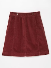 FatFace Red Ella Cord Skirt - Image 4 of 4