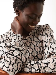 FatFace Hove Woodblock Black Dress - Image 3 of 4
