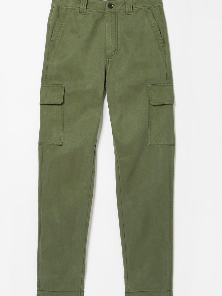 FatFace Green Blair Cargo Trousers - Image 4 of 4