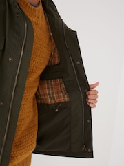 FatFace Green M65 Waterproof Jacket - Image 3 of 4