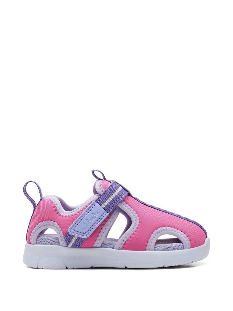 Clarks Pink Toddler Water Sandals - Image 1 of 7
