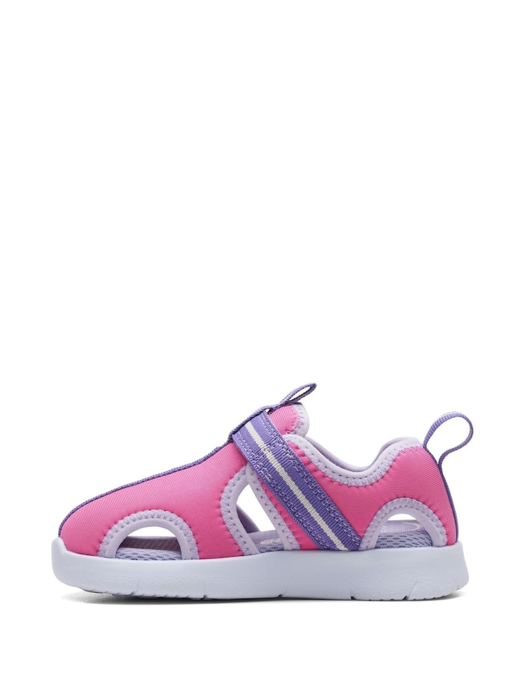 Clarks Pink Toddler Water Sandals - Image 2 of 7