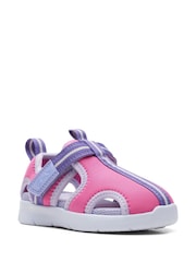 Clarks Pink Toddler Water Sandals - Image 3 of 7