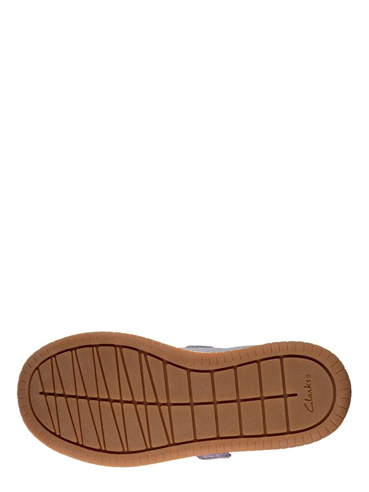 Clarks Pink Kids Multi Fit Fawn Trainers - Image 7 of 7