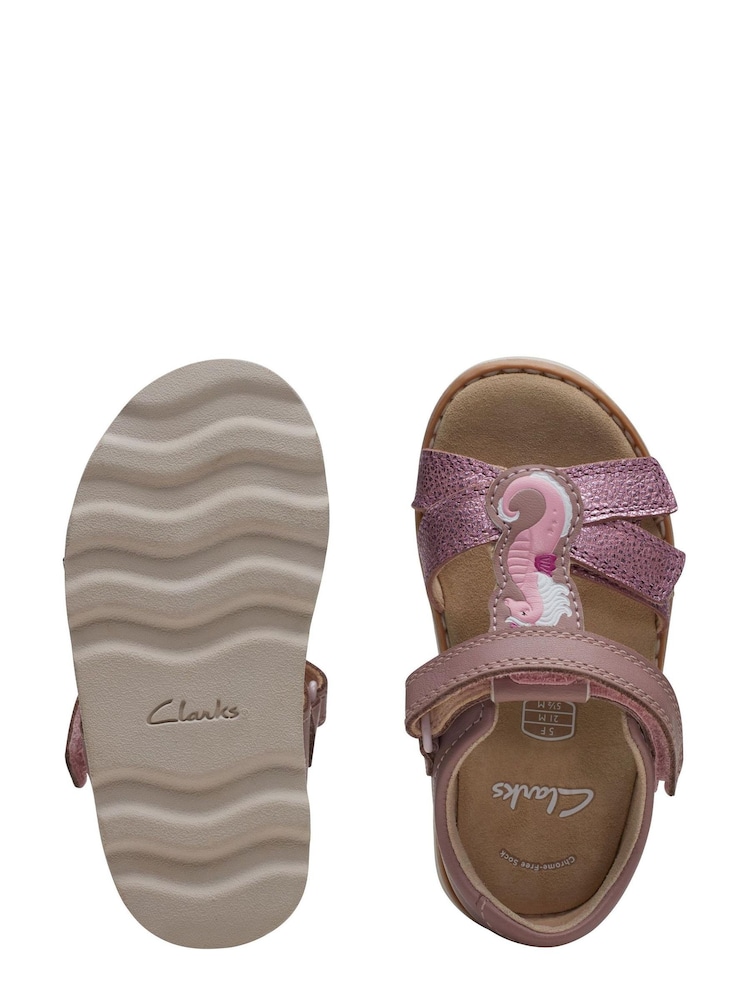Clarks Pink Multi Fit Toddler Sandals - Image 7 of 7 Clarks Pink Multi Fit Toddler Sandals - Image 7 of 7