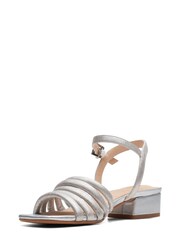 Clarks Silver Metallic Seren25 Part Sandals - Image 4 of 7