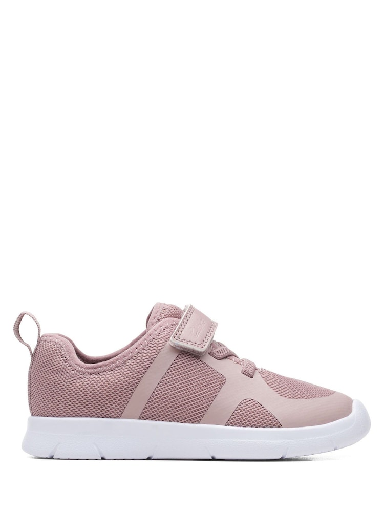 Clarks Pink Multi Fit Ath Flux Trainers - Image 1 of 6