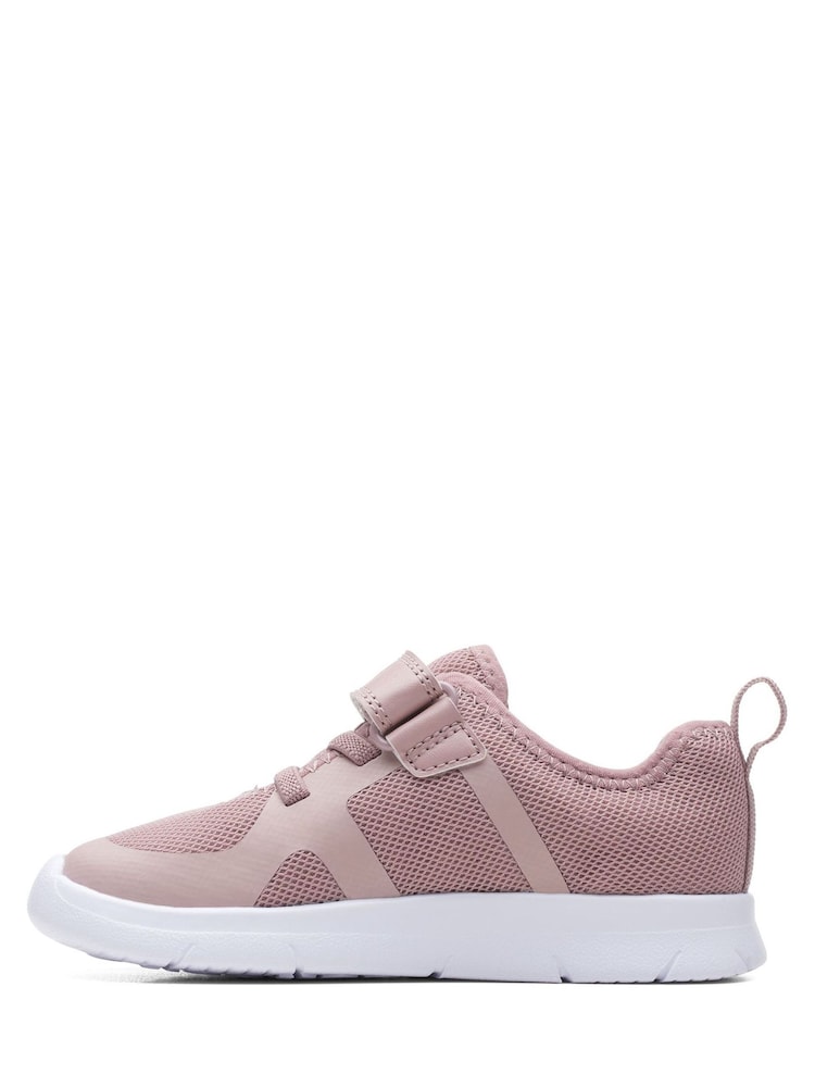 Clarks Pink Multi Fit Ath Flux Trainers - Image 2 of 6