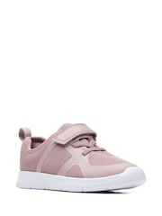 Clarks Pink Multi Fit Ath Flux Trainers - Image 3 of 6