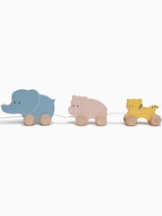 MORI Sustainable Wooden Animal Pull Along Toy - Image 2 of 7