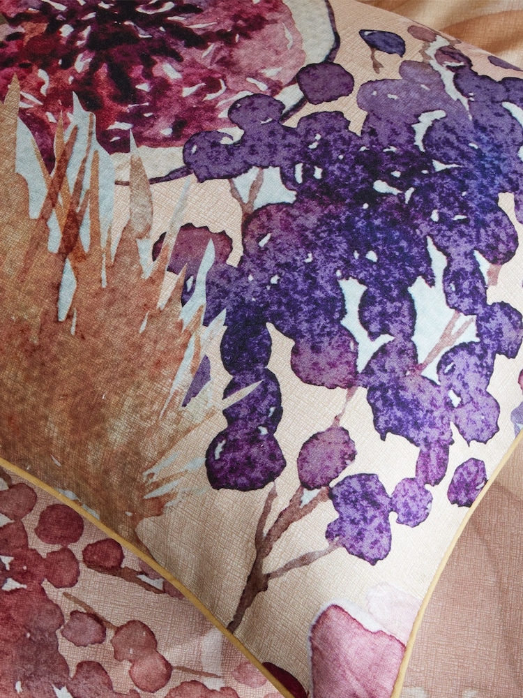Riva Paoletti Pink Saffa Floral Reversible 100% Cotton Duvet Cover and Pillowcase Set - Image 4 of 4