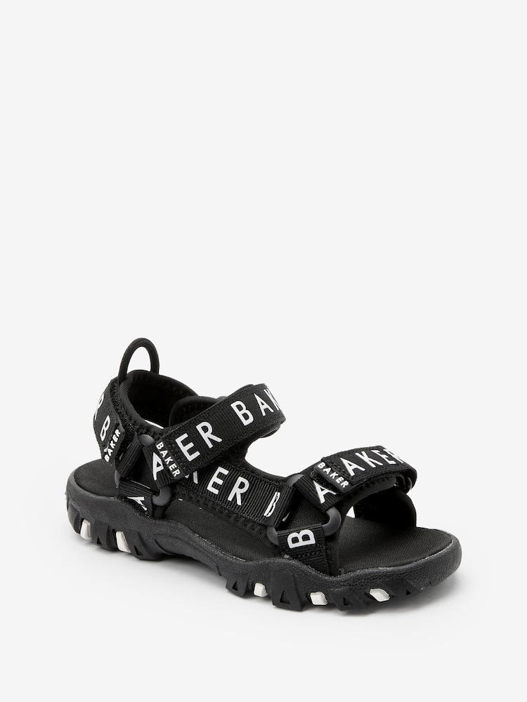 Schwarz Chrom - Baker by Ted Baker Tech Sandalen - Bild 2 von 5 Schwarz Chrom - Baker by Ted Baker Tech Sandalen - Bild 2 von 5