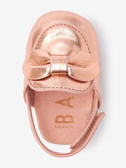 Baker by Ted Baker Rose Gold Loafer Bow Padders - Image 4 of 5