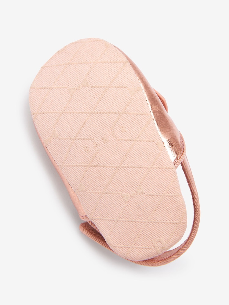 Baker by Ted Baker Rose Gold Loafer Bow Padders - Image 5 of 5