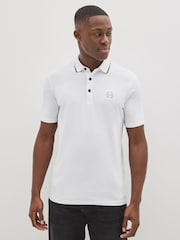 Armani Exchange Tipped Polo Shirt - Image 1 of 4