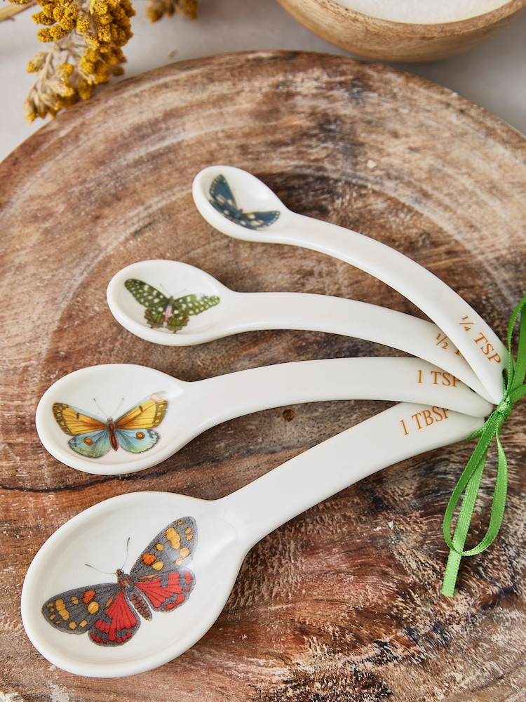 Portmeirion White Botanic Garden Harmony Measuring Spoons - Image 1 of 5